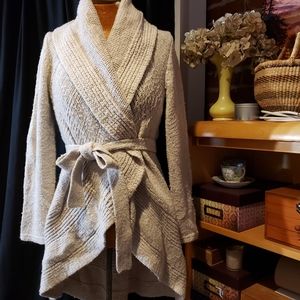 Wool blend cozy sweater coat